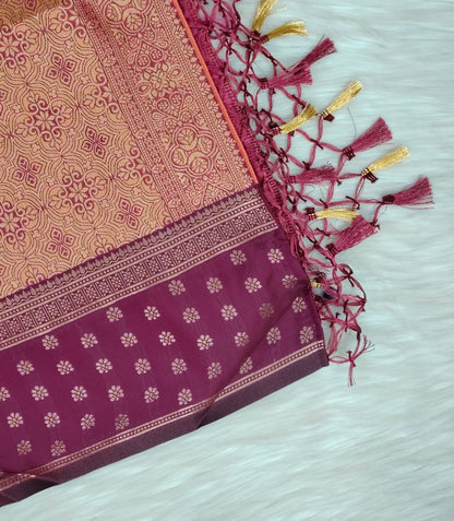 Semi Silk Soft Saree | SSSS432