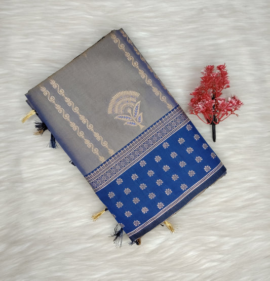 Semi Silk Soft Saree | SSSS432