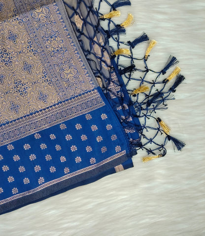 Semi Silk Soft Saree | SSSS432