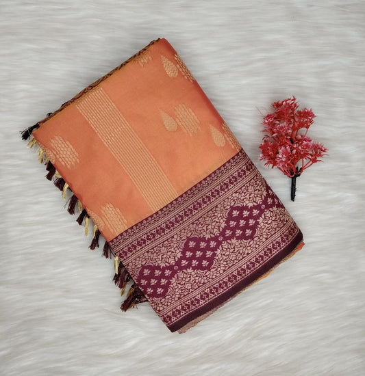 Semi Silk Soft Saree | SSSS432