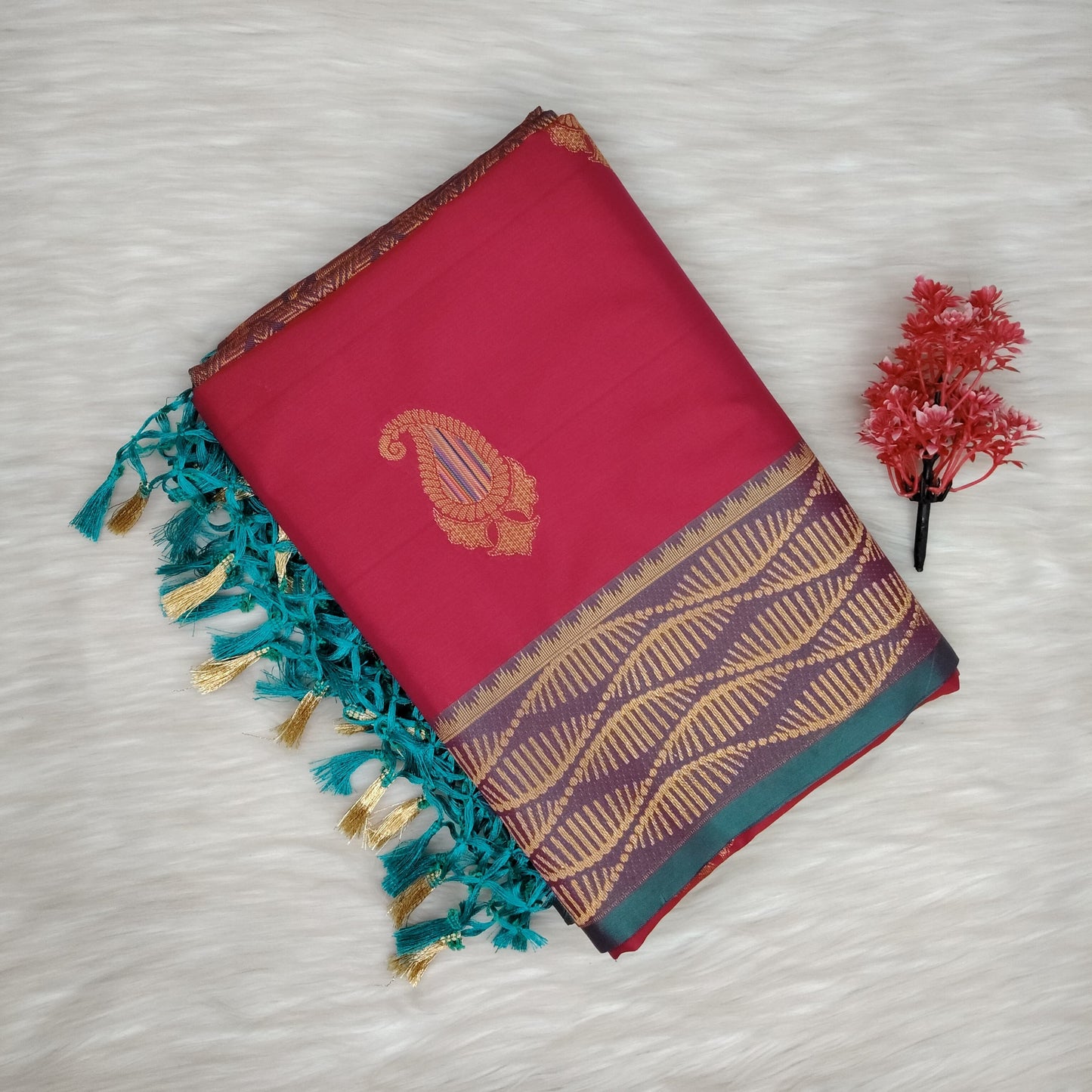 Semi Silk Soft Saree | SSSS432