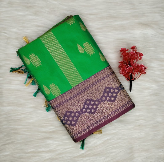 Semi Silk Soft Saree | SSSS432