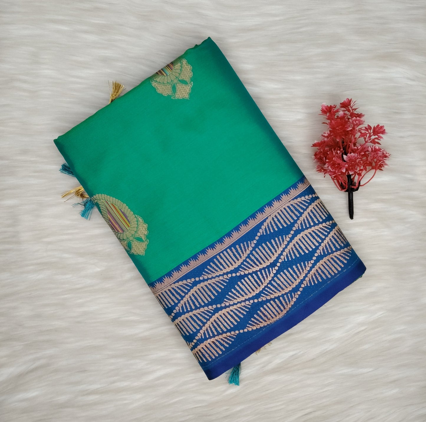 Semi Silk Soft Saree | SSSS432