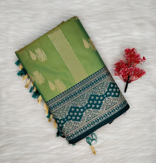 Semi Silk Soft Saree | SSSS432