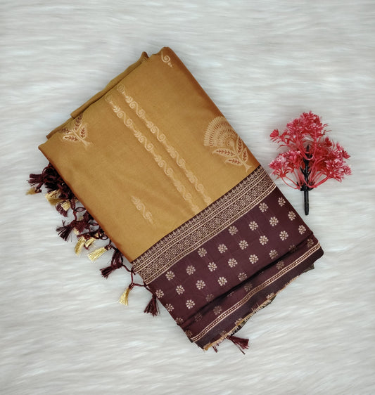 Semi Silk Soft Saree | SSSS432