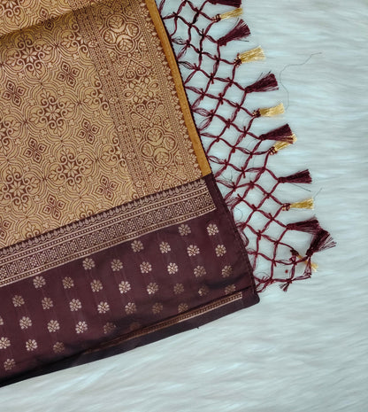 Semi Silk Soft Saree | SSSS432