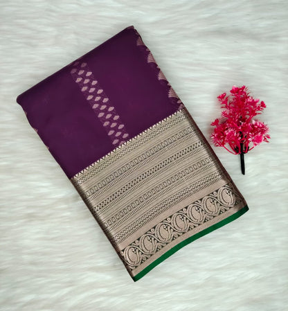 Semi Silk With Buttas Saree | SSSB434