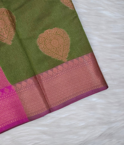 Semi Silk With Buttas Saree | SSSB434