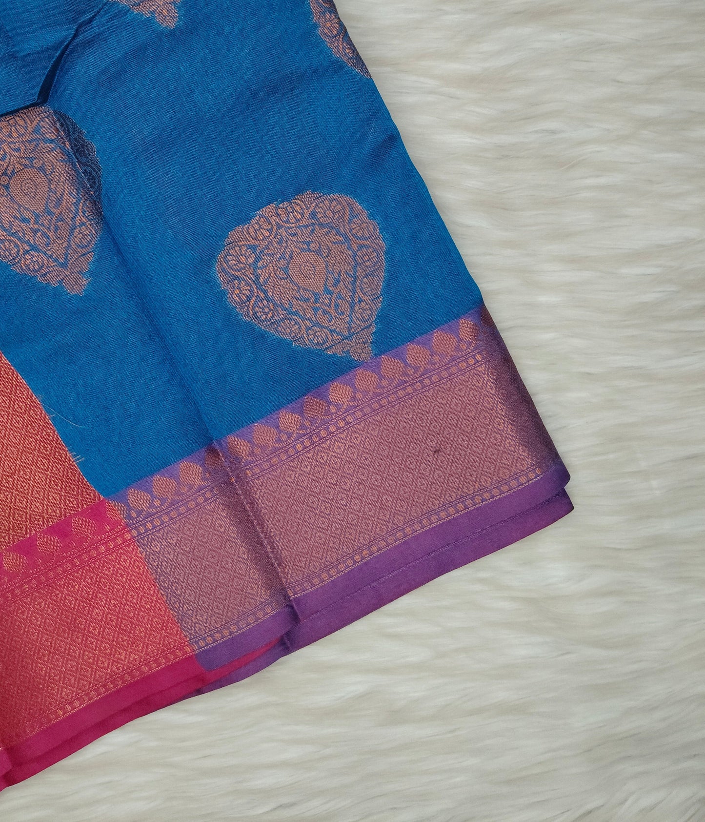 Semi Silk With Buttas Saree | SSSB434