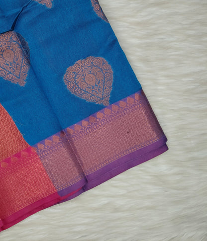 Semi Silk With Buttas Saree | SSSB434