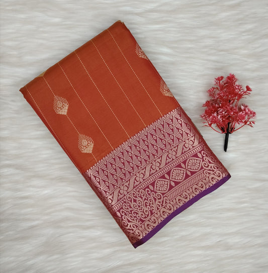 Semi Silk With Buttas Saree | SSSB434