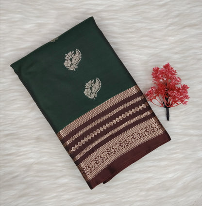Semi Silk With Buttas Saree | SSSB434