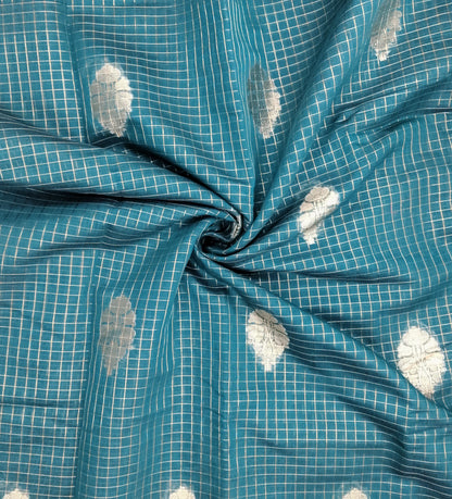 Cotton Checked Oaks Saree | SSCC436