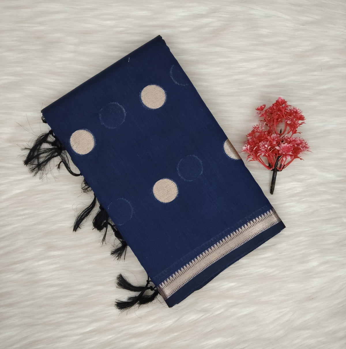 Mul Cotton Designer Saree | SSMC437