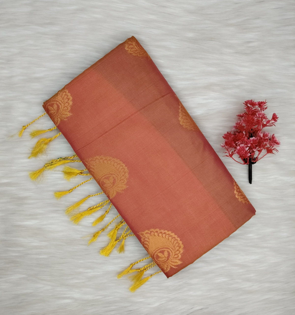 Semi Silk Without Border Saree | SSWB440