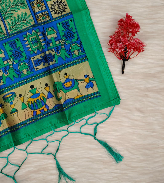 Polyster Cotton Saree | SSPC441
