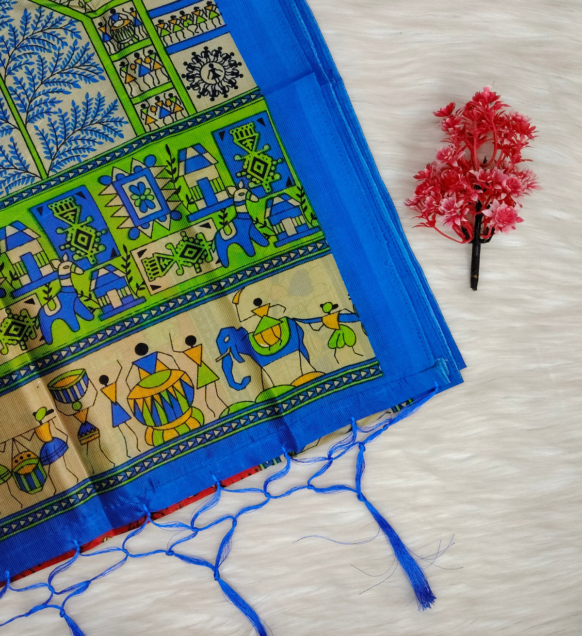 Polyster Cotton Saree | SSPC441