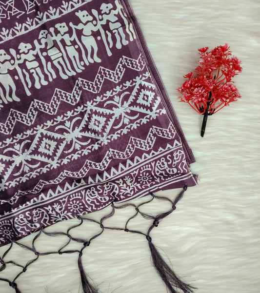 Polyster Cotton Saree | SSPC441