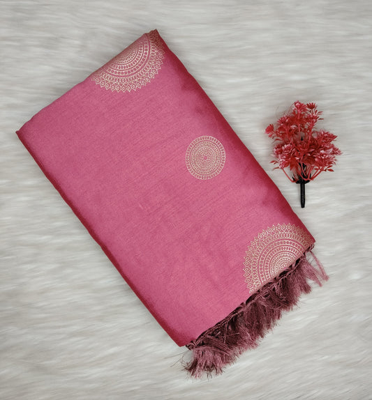 Semi Georget Designer Saree | SSSG443