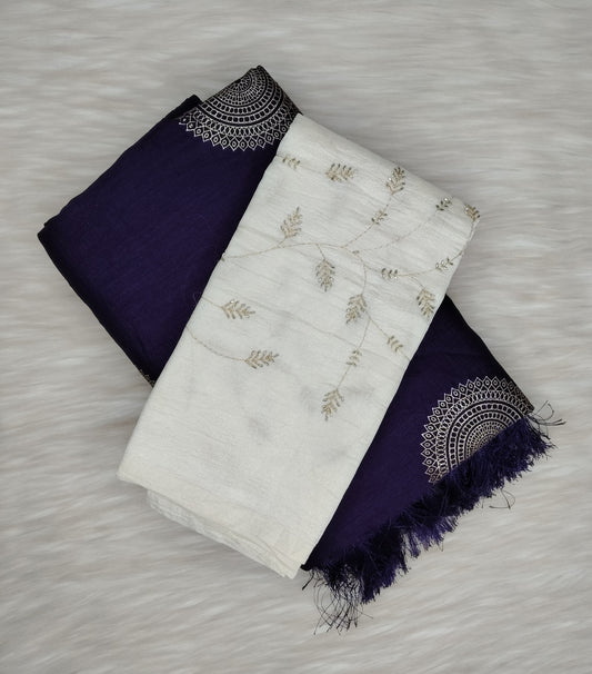 Semi Georget Designer Saree | SSSG443