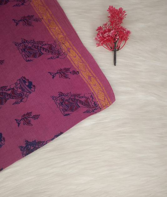 9-Yards Sungudi Cotton Saree | SSSC445
