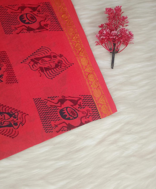 9-Yards Sungudi Cotton Saree | SSSC445