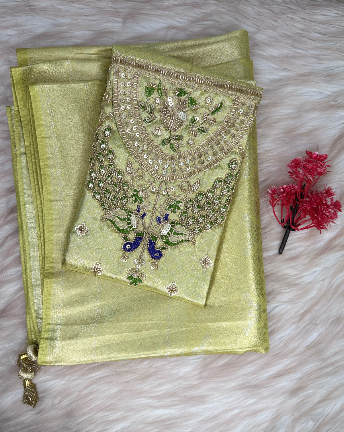 Kora Tissue Silk Saree | SSKT447