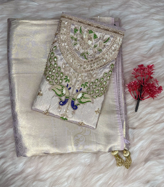 Kora Tissue Silk Saree | SSKT447