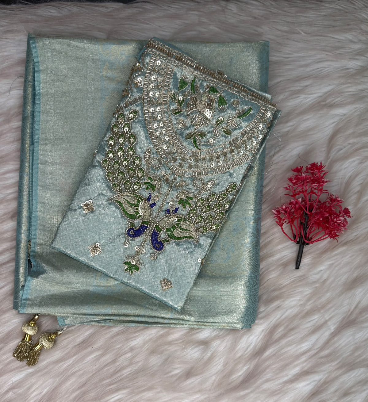 Kora Tissue Silk Saree | SSKT447