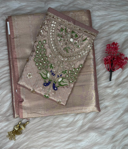 Kora Tissue Silk Saree | SSKT447