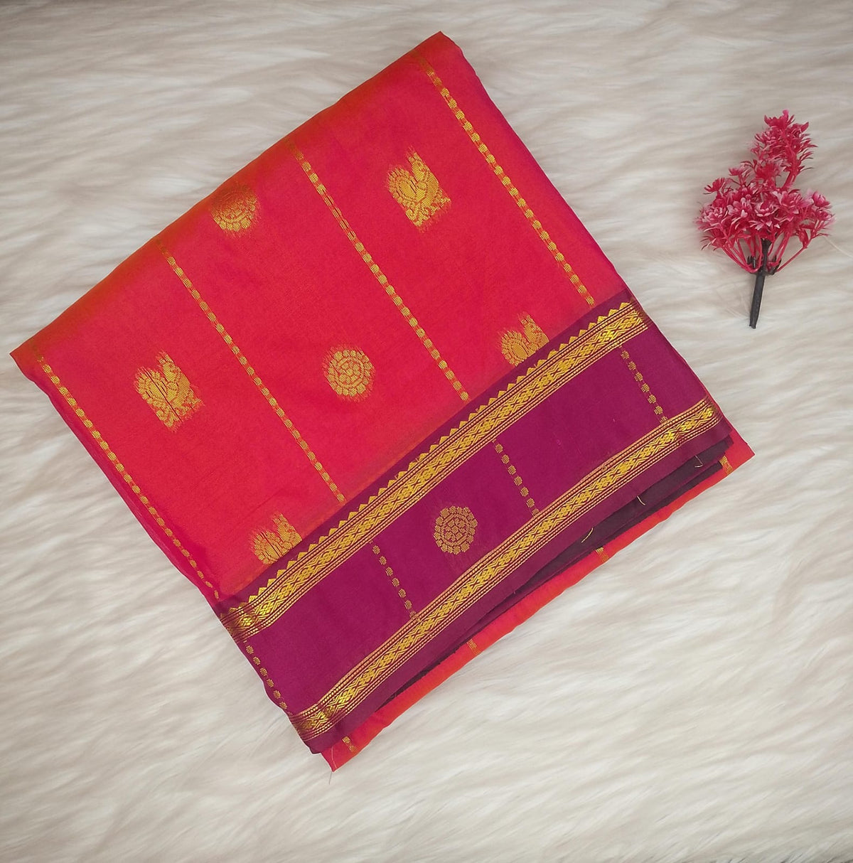 10-Yards Original Korvai Soft Saree | SSOK450