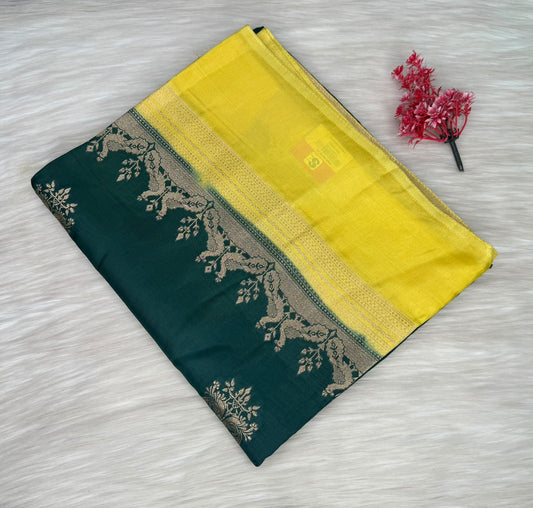 Viscose Contrast Saree | SSVC456