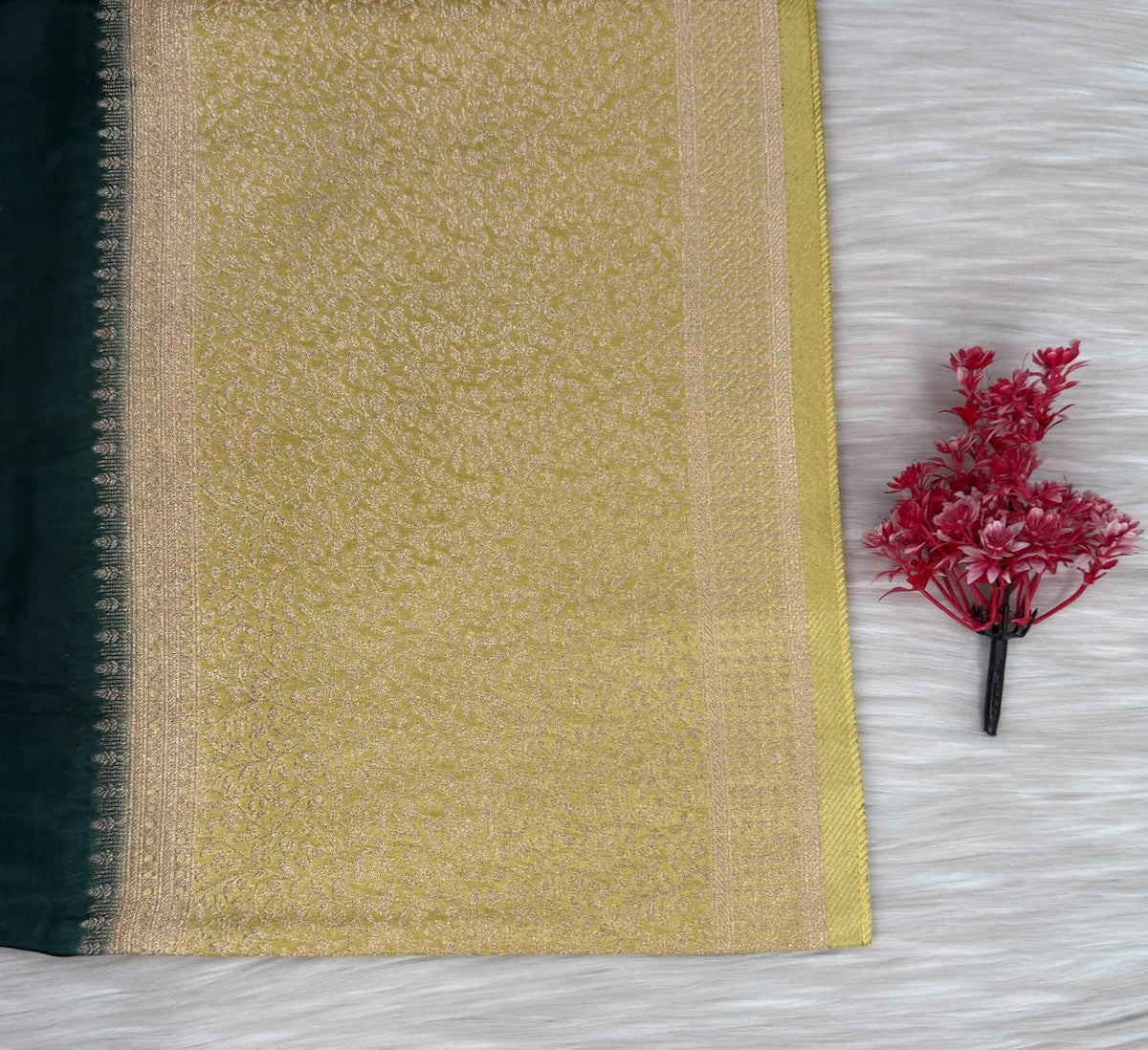 Viscose Contrast Saree | SSVC456