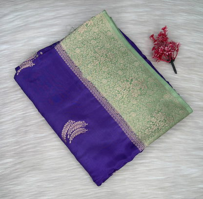 Viscose Contrast Saree | SSVC456