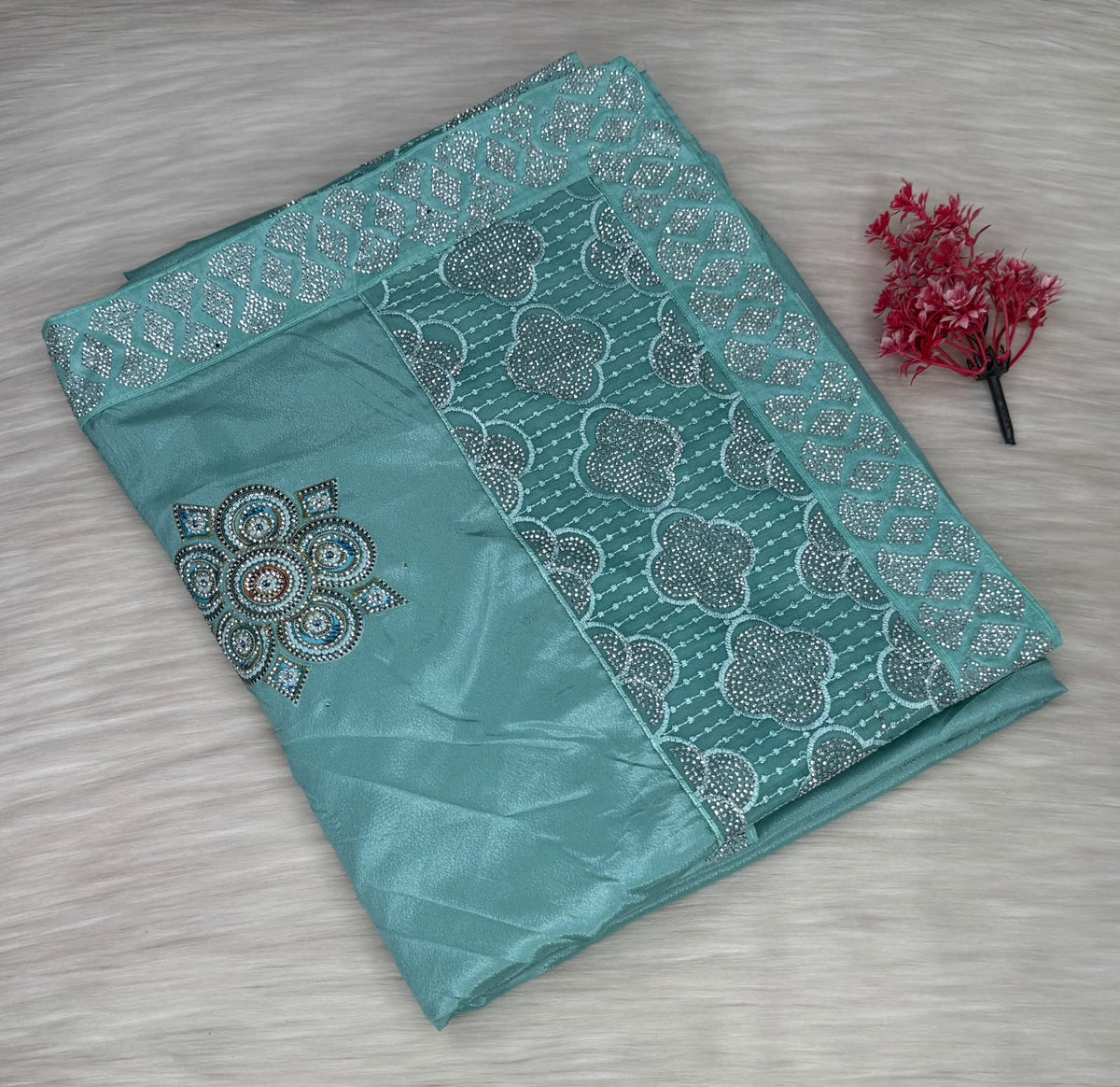Satin Designer Saree | SSSD462