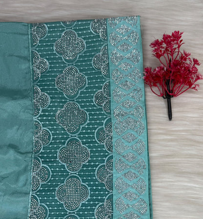 Satin Designer Saree | SSSD462