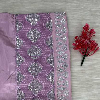 Satin Designer Saree | SSSD462
