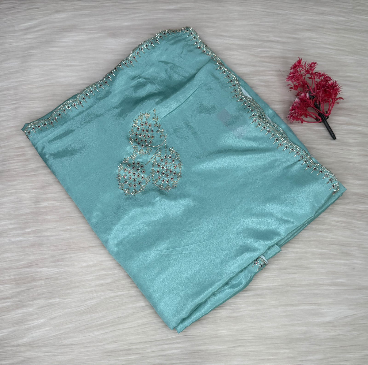 Satin Designer Saree | SSSD462