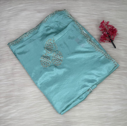 Satin Designer Saree | SSSD462