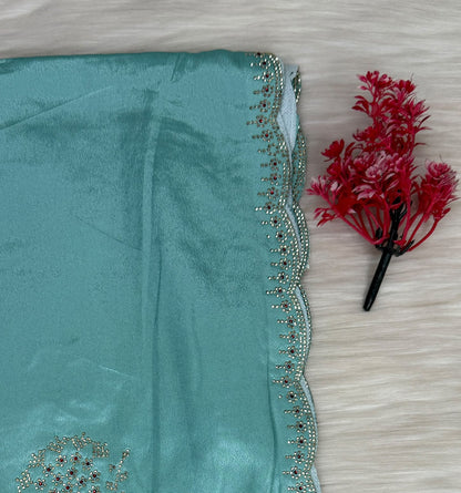 Satin Designer Saree | SSSD462