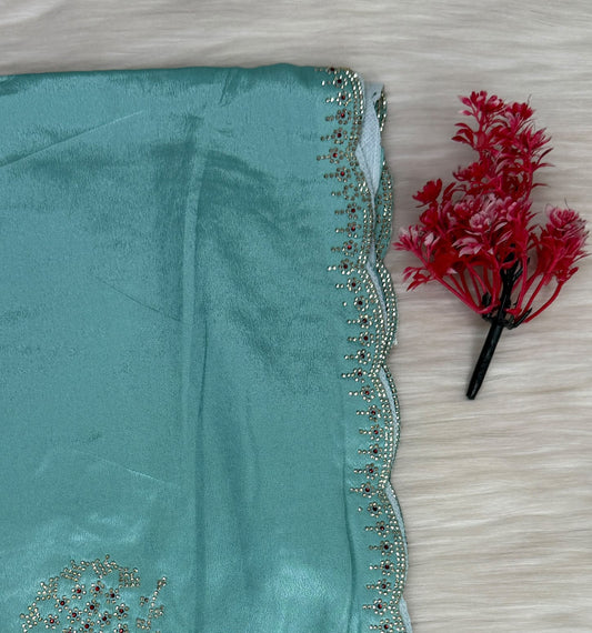 Satin Designer Saree | SSSD462