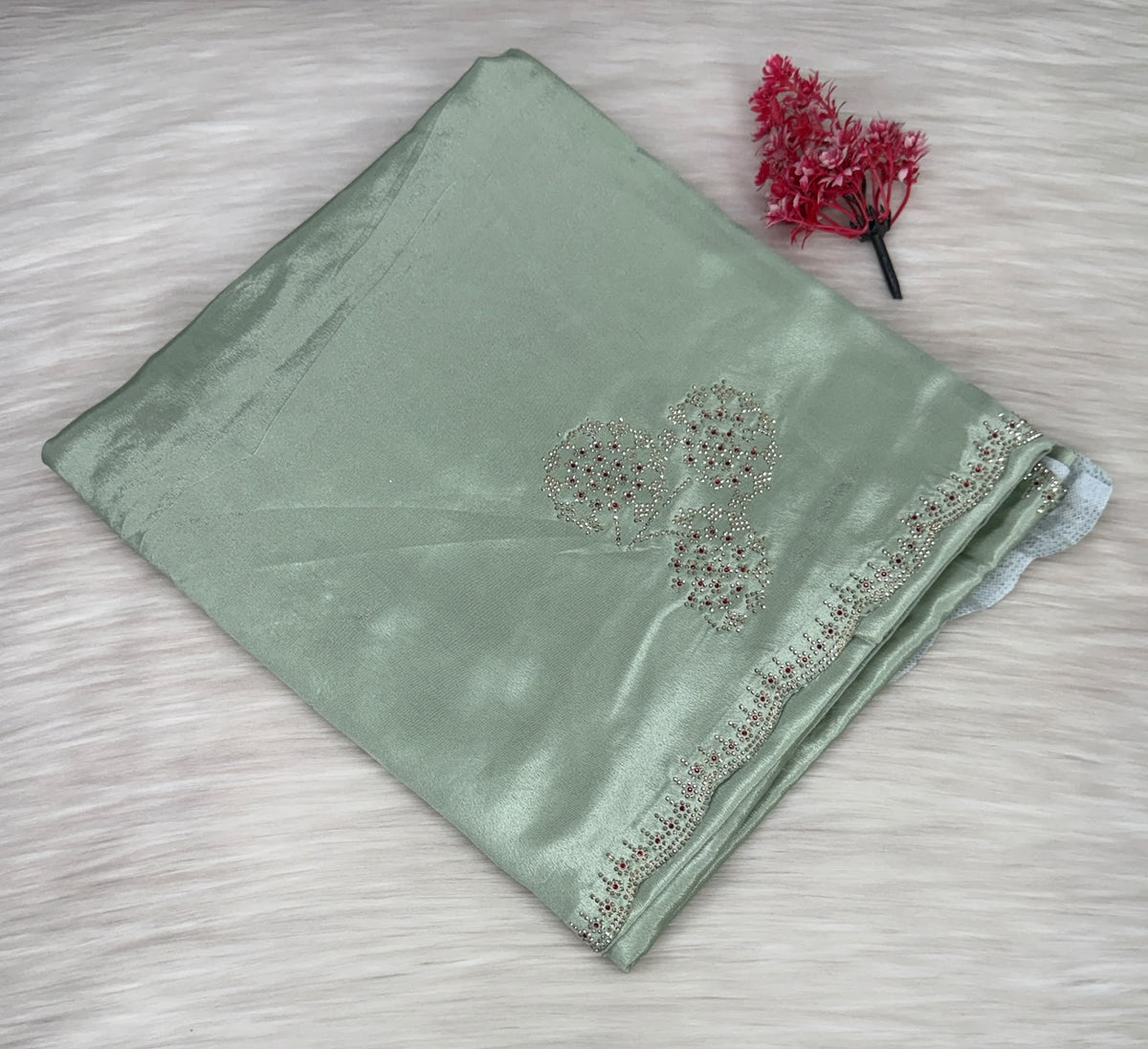 Satin Designer Saree | SSSD462