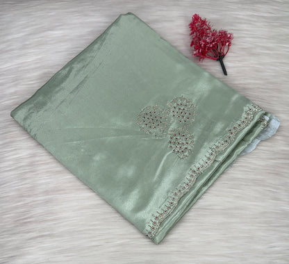 Satin Designer Saree | SSSD462
