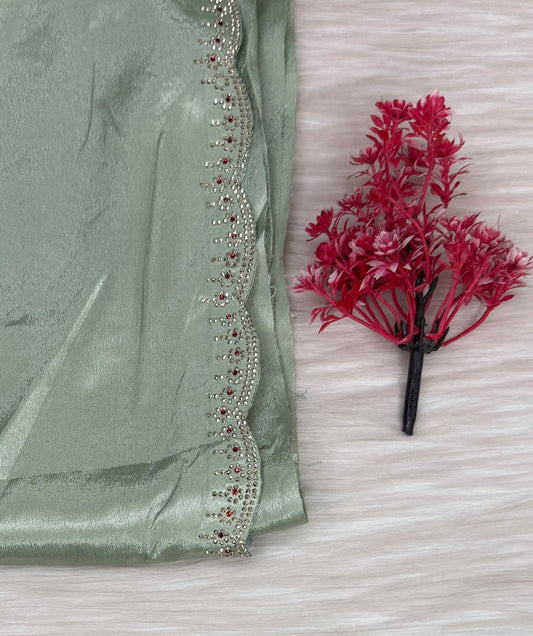 Satin Designer Saree | SSSD462
