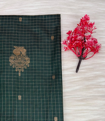 Soft Silk Check Saree | SSSC469