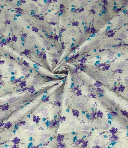 Linen Cotton Blend Saree | SSLC470