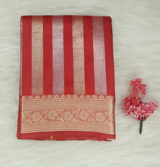 Stripe Tussar Saree | SSST477