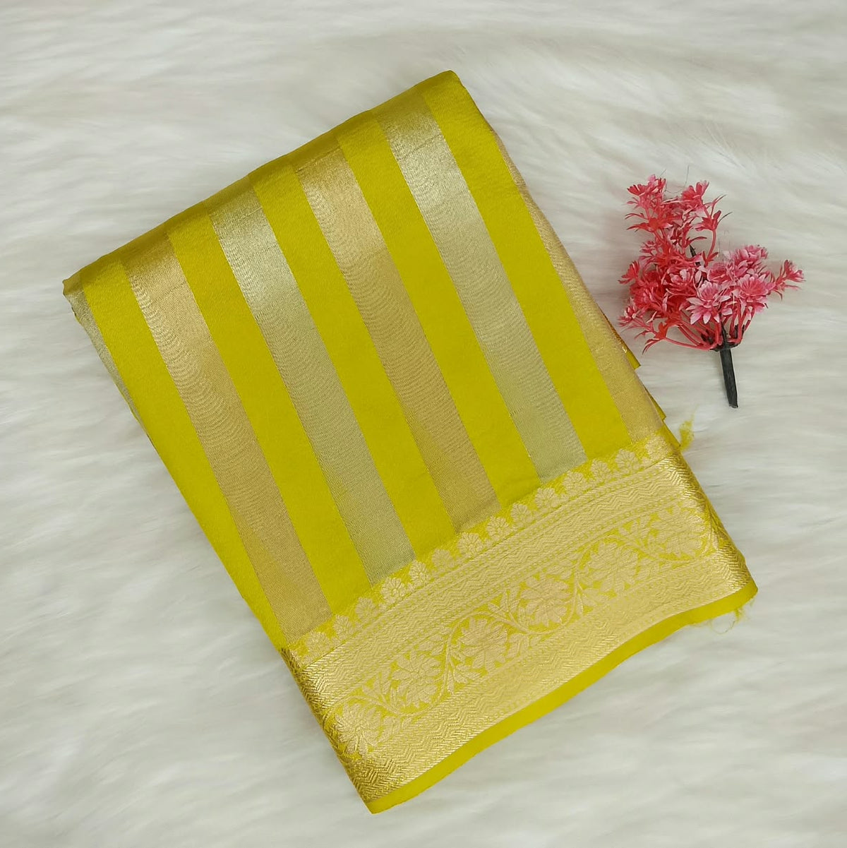 Stripe Tussar Saree | SSST477