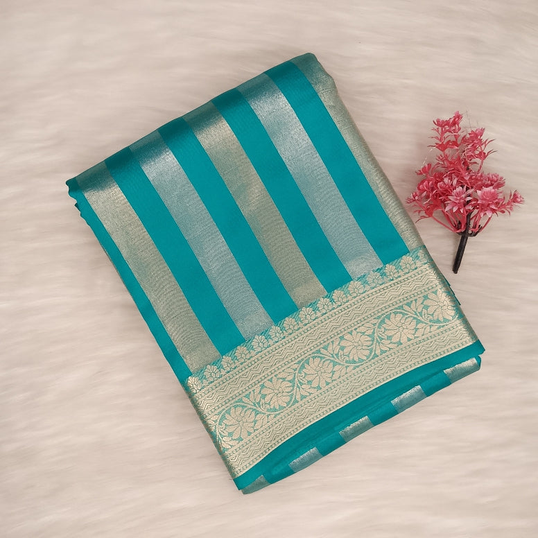 Stripe Tussar Saree | SSST477