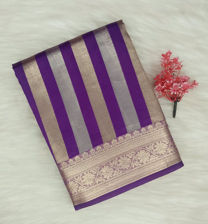Stripe Tussar Saree | SSST477